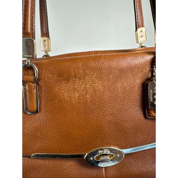 Coach Leather Y2K VINTAGE Madison Madeline Shoulder Satchel Bag - Picture 3 of 7